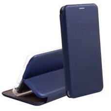 Чехол-книжка Оригинал Samsung Galaxy A01 Core (Тёмно-синий)