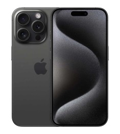 Мобильный телефон Apple iPhone 15 Pro 128Gb (Black Titanium) (Grade A) 85% Б/У