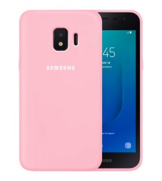 Силикон Original 360 Case Logo Samsung Galaxy J2 Core (2018) J260 (Розовый)