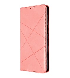 Чехол-книжка Leather Book Huawei P Smart (2021) (Розовый)