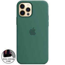 Силикон Original Round Case Apple iPhone 12 Pro Max (55) Blackish Green