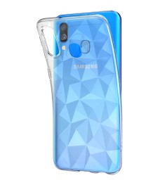 Силиконовый чехол Prism Case Samsung Galaxy A40 (2019) (Прозрачный)
