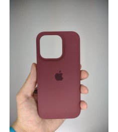 Силикон Original Round Case Apple iPhone 15 Pro (58) Grape