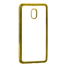 Силиконовый чехол UMKU Line Meizu M6 (Золотой)