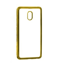 Силиконовый чехол UMKU Line Meizu M6 (Золотой)