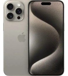 Мобильный телефон Apple iPhone 15 Pro Max 256Gb (E-Sim) (Natural Titanium) (New)..