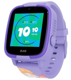 Детские смарт-часы Elari FixiTime Fun GPS (Lilac)
