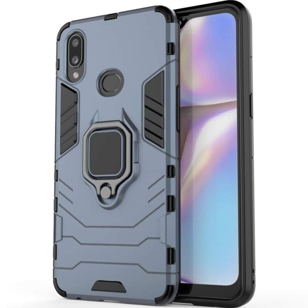 Бронь-чехол Ring Armor Case Samsung Galaxy A10s (2019) (Пыльная бирюза)
