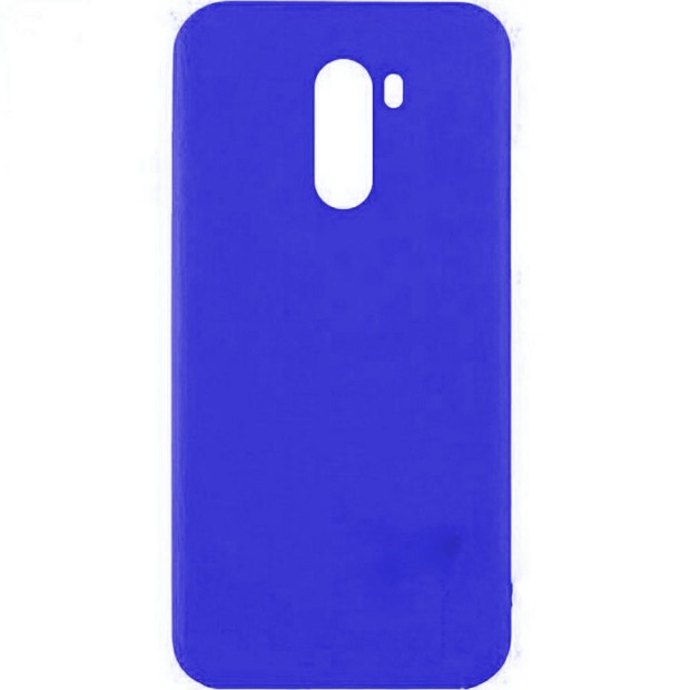 Силиконовый чехол Multicolor Xiaomi Pocophone F1 (темно-синий)