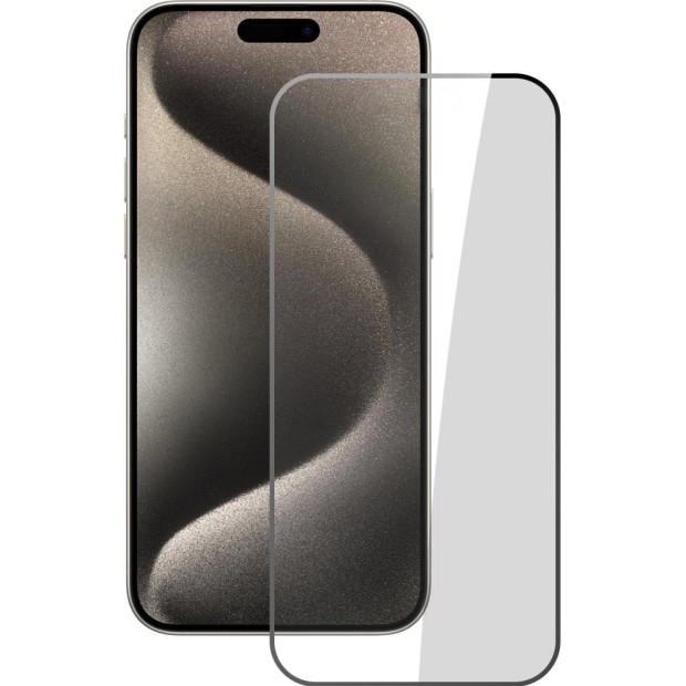 Защитное стекло 5D Lite для Apple iPhone 15 Plus / 16 Plus Black