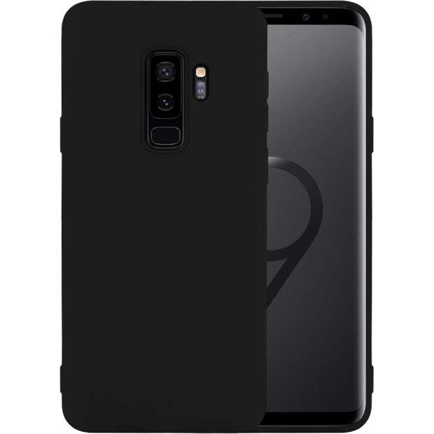 Силиконовый чехол iNavi Color Samsung Galaxy S9 Plus (Черный)
