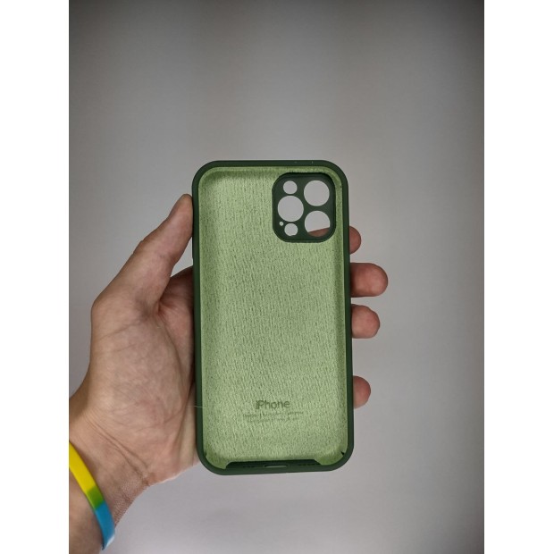 Силикон Original RoundCam Case Apple iPhone 12 Pro (Forest Green)