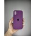 Силикон Original RoundCam Case Apple iPhone 12 (28) Brinjal
