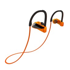 Наушники-гарнитура Moxom MOX-22 Waterproof Sport (Чёрно-оранжевый)