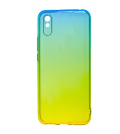 Силикон Gradient Design Xiaomi Redmi 9A (Зелёно-жёлтый)