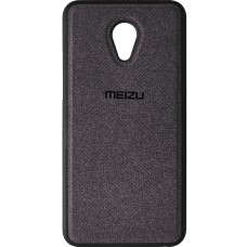 Силикон Textile Meizu M5 (Чёрный)