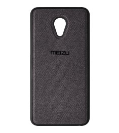 Силикон Textile Meizu M5 (Чёрный)