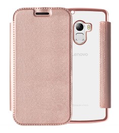 Чехол-книжка Flip Cover Shine Lenovo Vibe X3 Lite A7010 (Розовое-золото)