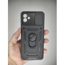 Бронь-чехол Ring Serge Armor ShutCam Case Samsung Galaxy A04 (Чёрный)