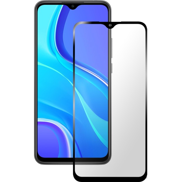 Защитное стекло 5D Crystal HD Xiaomi Redmi 9A / 9C / 10A / A1 / A2 / Poco C3 Black