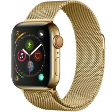 Ремешок Milanese Loop Premium Apple Watch 42 / 44 / 45 / 49mm (Gold)
