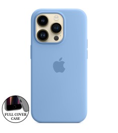 Силикон Original Round Case Apple iPhone 14 Pro (37) Azure