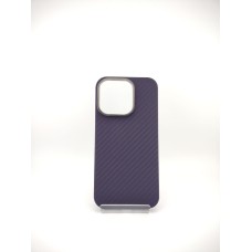 Чехол WAVE Premium Carbon Slim with MagSafe iPhone 14 Pro (Deep Purple)