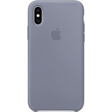 Чехол Silicone Case Apple iPhone XS Max (Lavender Gray)