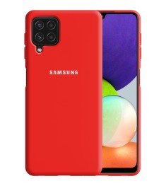 Силикон Original 360 Case Logo Samsung Galaxy A22 (Красный)