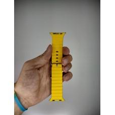 Ремешок Ocean Band Apple Watch 42 / 44 / 45 / 49 mm (Black/Yellow)