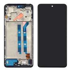 Дисплей для Xiaomi Redmi Note 11 Pro с чёрным тачскрином и корпусной рамкой OLED