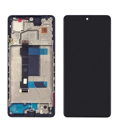 Дисплей для Xiaomi Redmi Note 12 Pro (5G) с чёрным тачскрином и корпусной рамкой..