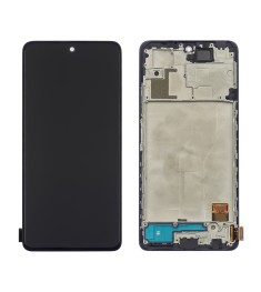 Дисплей для Xiaomi Redmi Note 10 Pro с чёрным тачскрином и корпусной рамкой OLED..