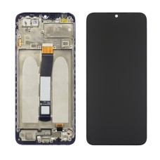 Дисплей для Xiaomi Poco C40 с чёрным тачскрином и корпусной рамкой
