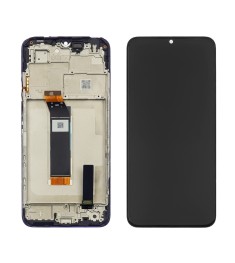 Дисплей для Xiaomi Poco M4 5G/ M5/ Redmi Note 11E с чёрным тачскрином и корпусно..