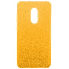 Силиконовый чехол Glitter Xiaomi Redmi Note 4x (золотой)