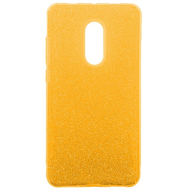 Силиконовый чехол Glitter Xiaomi Redmi Note 4x (золотой), Харьков, Киев, Украинга