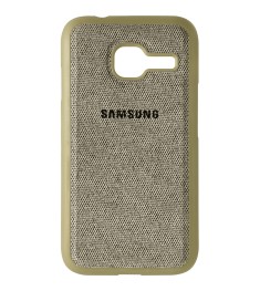 Силикон Textile Samsung Galaxy J1 Mini J105 (Хаки)