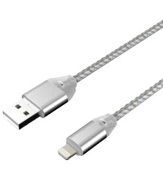 USB кабель Led (lightning) (Белый)