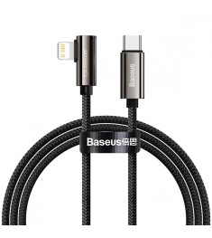 USB-кабель Baseus Legend Elbow PD 20W (1m) (Type-C to Lightning) (Чёрный) CATLCS..