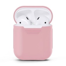 Чехол для наушников Full Silicone Case with Microfiber Apple AirPods (08) Pink Sand