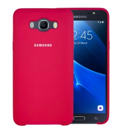Силиконовый чехол Original Case Samsung Galaxy J7 (2016) J710 (Бордовый)