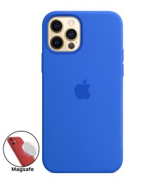 Силікон Original MagSafe Case Apple iPhone 12 Pro Max (Capri Blue)