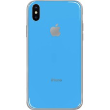 Силиконовый чехол Zefir Case Apple iPhone Xs Max (Голубой)