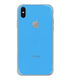 Силиконовый чехол Zefir Case Apple iPhone Xs Max (Голубой)
