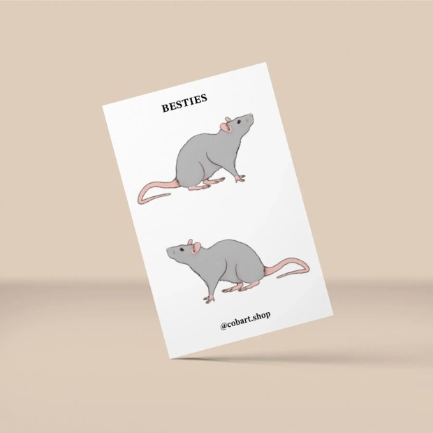 3D-стикерпак "Besties" A7 C