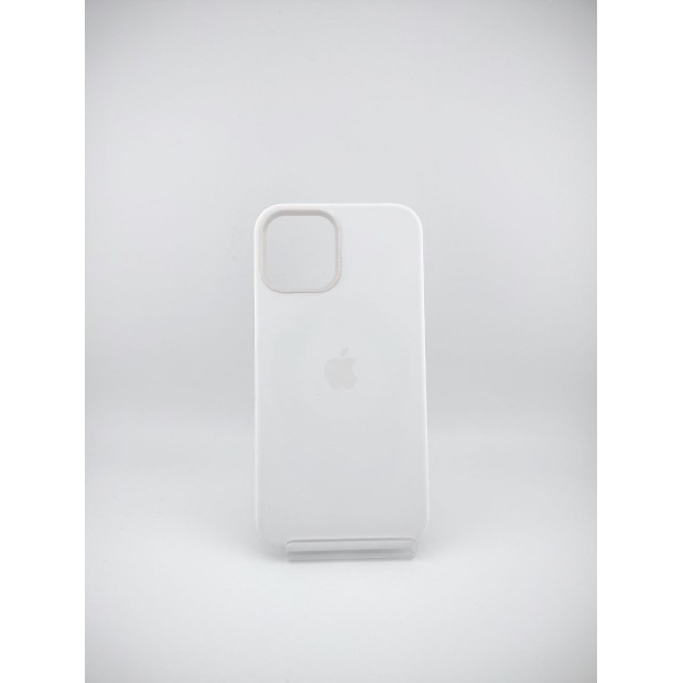 Чехол Silicone Case with MagSafe Apple iPhone 12 / 12 Pro (White)