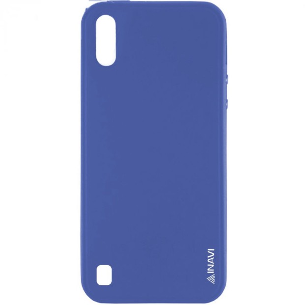 Силиконовый чехол iNavi Color Samsung Galaxy M10 (Тёмно-синий)