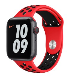 Ремешок Nike Apple Watch 42 / 44 mm (Red-Black)