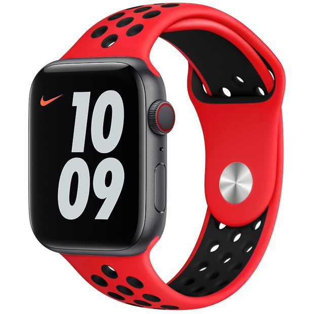 Ремешок Nike Apple Watch 42 / 44 mm (Red-Black)